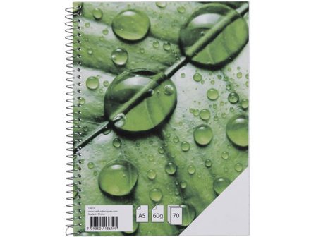 Actual Kollegieblock A5 60g 70 bl olinj - Lyreco - Kontorsmaterial - Block och anteckningsböcker - Kollegieblock