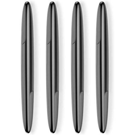 Sorte dørkantsbeskyttere til biler, 4 stk. kollisionslister til bildøre