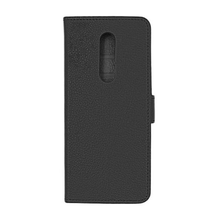 Flip Stand Leather Wallet Case For OnePlus 8 Black