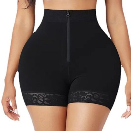 Fajas Colombianas Waist Trainer Butt Lifter Body Shapewear Korsett Push Up High Waist Trosor Underkläder Magkontroll Hip Enhance,svart