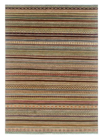 Noué À La Main Gabbeh Moderne Tapis 194X293 De Laine