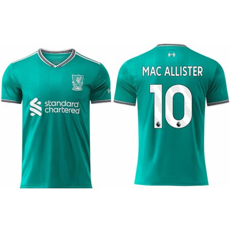 25-26 Liverpool Football Club Vieras NO.10 MAC ALLISTER Harjoitteluasu Jalkapallopaita S-2XL