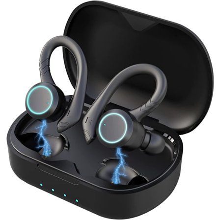 Bluetooth-hörlurar True Wireless Earbuds med laddningsfodral