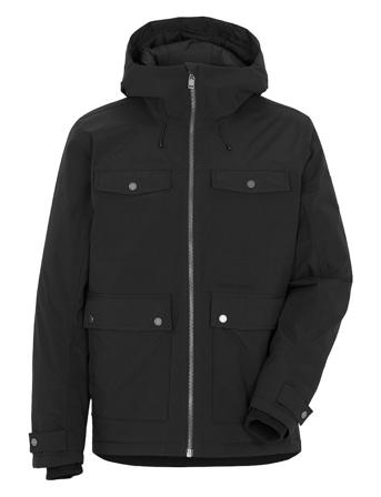 Hilding Usx Jkt Parka Jacka Svart Didriksons