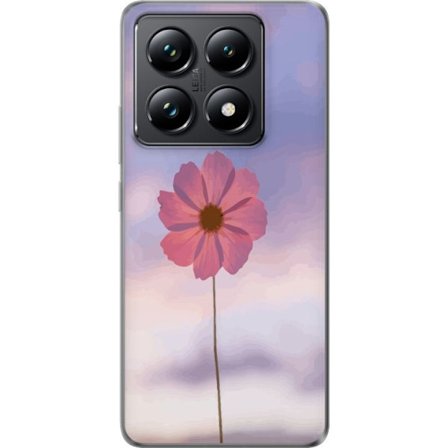 Mobilskal till Xiaomi 14T Pro med Rosa blomma