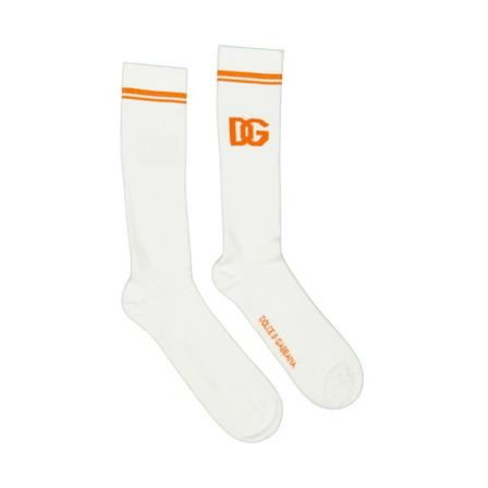 Dolce & Gabbana Socks , Oranje , unisex , Maat: M Sokken