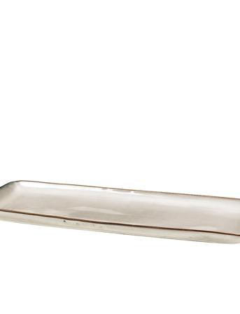 Plate Nordic Sand Home Tableware Serving Dishes Serving Platters Beige Broste Copenhagen