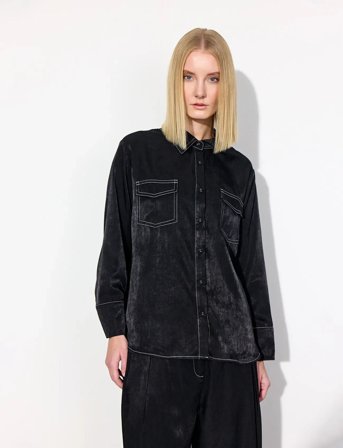 Hunkøn Andy Shirt - Black - S