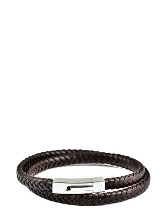 Leather Bracelet Double Brown Edd.