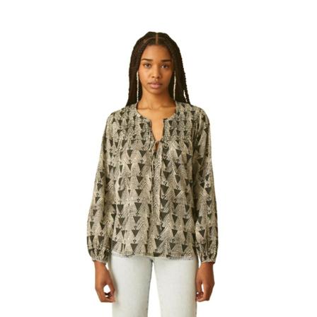 Leon & Harper Bluse chima Grå, Dame