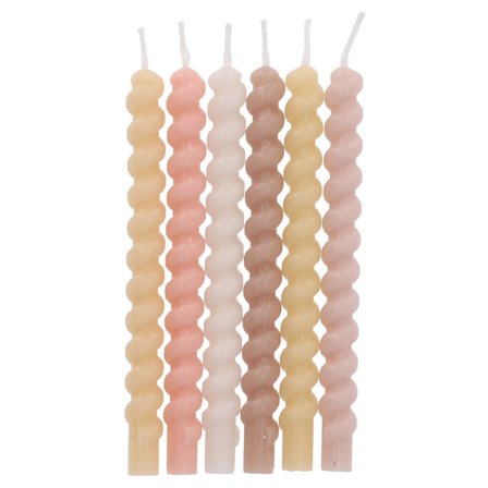 Skruvade Tårtljus 10-pack - Partyninja.se