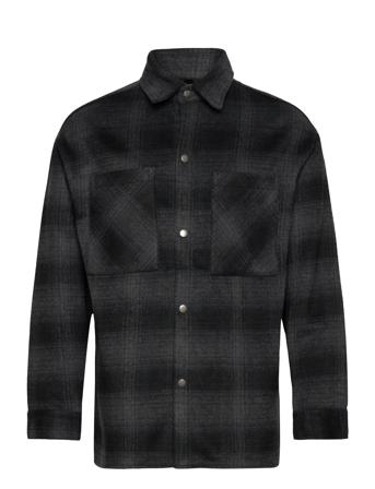 Jorbane Jacket Blk Overshirts Svart Jack & J S*Betinget Tilbud