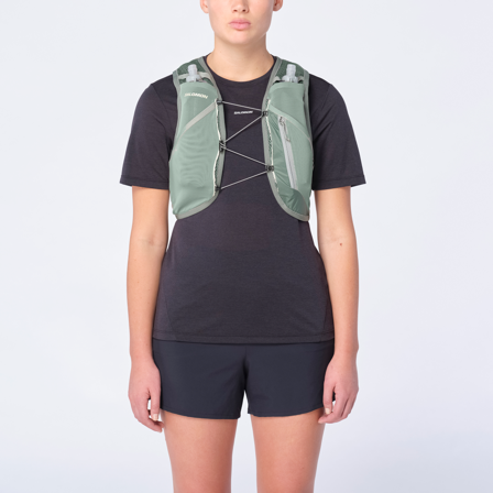 Salomon - Laufwesten Active Skin 4 Set - Laurel Wreath / Lily Pad