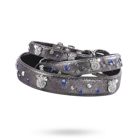 House of Dog - Paws and Sprinkles Halsband Grå- Hundhalsband