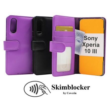Skimblocker Plånboksfodral Sony Xperia 10 Iii (xq-bt52) Svart