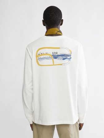 Klättermusen Ask LS T-shirt Britta Unisex - Snow - S