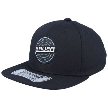 Bauer - Svart Keps - Kids Twill Hat Black Snapback @ Hatstore