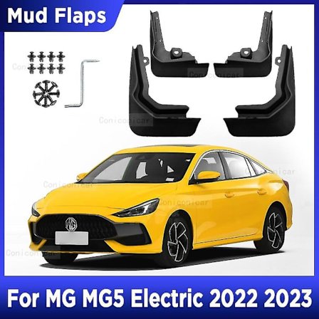For MG MG5 Electric 2022 2023 4 stk. Mudflaps Sprutskjermer Mudguards Mudflaps Foran Bak Fender Auto Styline Biltilbehør
