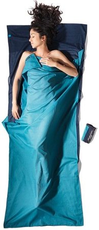 Cocoon TravelSheet Egyptian Cotton Tuareg/Laguna Blue - Cocoon