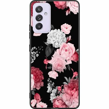 Samsung Galaxy A82 5g Svart Skal Floral Bloom