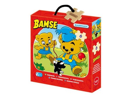 KÄRNAN Träpussel Bamse 6 bitar - Lyreco - Skola och förskola > Lekmaterial > Pussel - Askpussel