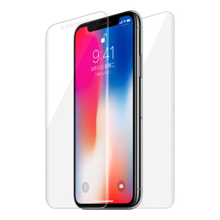 iPhone 11 Pro Max 3-PACK Skærmbeskytter For & Bag 9H Nano-Soft Transparent/Genomskinlig Transparent/Genomskinlig