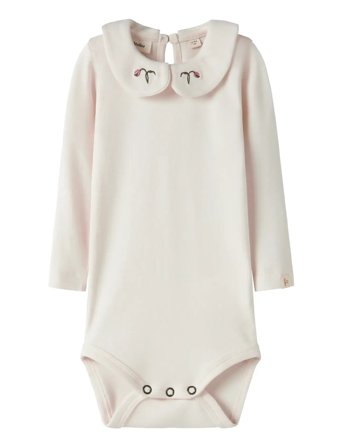 Lil'Atelier Nbffundo Emb Ls Slim Body Lil - Pink - 68