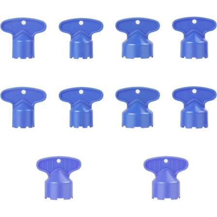 10 stk. aftagelig vandhaneperlator, 5 størrelser vandhaneperlatornøgleværktøjer, vandhaneperlator, vandhaneperlatornøgle til indbygget 