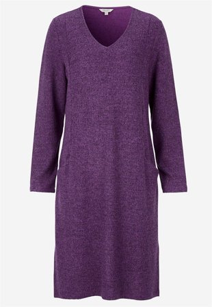 Cellbes of Sweden - Supermjuk klänning med fickor Beata - lila / melange - för damer - 38/40