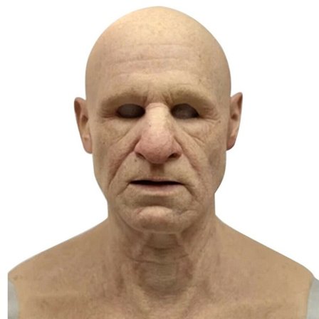 Halloween ældre latex maske Hovedbeklædning osplay Fest dekoration rekvisitter B