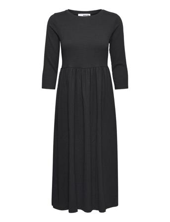 Slfbea 3/4 Knee Dress B Black Selected Femme