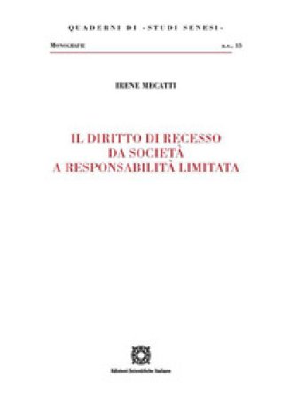 Il diritto di recesso da società a responsabilità limitata
