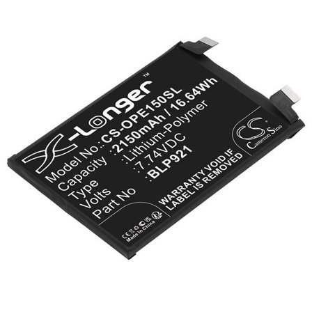 Batteri for SmartPhone, Mobil for Oneplus ACE 150W