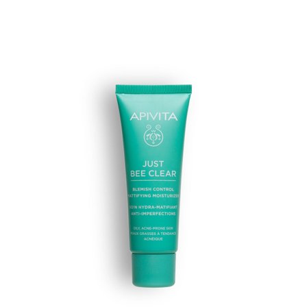 APIVITA Just Bee Clear Crema Idratante Opacizzante Anti-Imperfezioni 40ml - Tratt.viso 24 ore antimperfezioni
