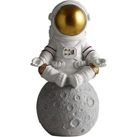 Astronaut Statuer - Astronaut Skulptur - Ornament - Borddekoration - Boligindretning Kontortilbehør