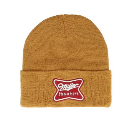 American Needle - Beige cuff Beanie - Miller High Life Knit Hazel Cuff @ Hatstore