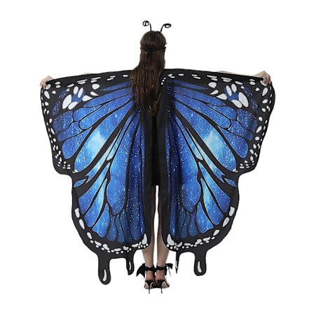 Voksen Cosplay Butterfly Shawl Wings Roterende Festdans