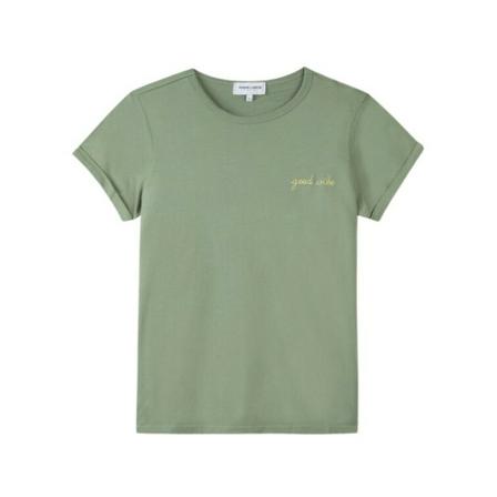 Maison Labiche T-shirt Good Vibe Grøn, Herre T-shirts
