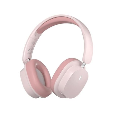 Trådlösa Stereo Hifi Bluetooth Hörlurar med Brusreducering Rosa