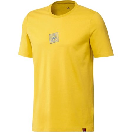 Adidas Men's 5.10 Heritage Logo Tee Men Short sleeved fitness sweater Yellow S
