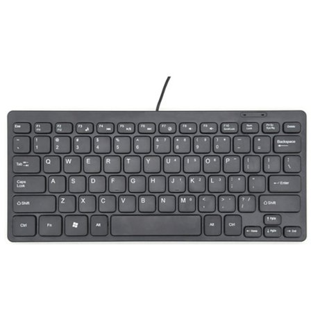 Kabelanslutet tangentbord Ultratunt Tyst Liten storlek 104 tangenter Mini Multimedia USB tangentbord