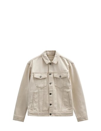 Anerkjendt Akkarsten Denim Jacket - Beige - XXL