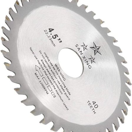 115 mm cirkelsågblad med 40 tänder, 115 mm slipsten för kapning