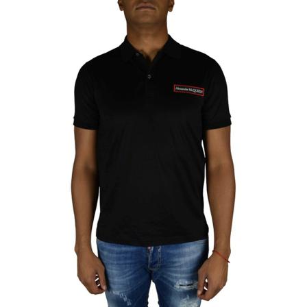 Alexander McQueen Polo , Zwart , Heren , Maat: S