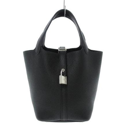 Hermès Vintage Pre-owned Leather handbags Sort, Dame Vintage Tasker, Størrelse: ONE Size