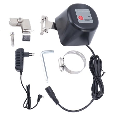 WiFi Smart Ventil Controller Automatisk Manuell På Av Kulventil Manipulator DC 12V 1A EU-kontakt 100‐240V