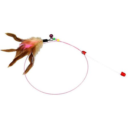 Söt Fjäderkattmynta Stick Interaktiv Katt Tuggleksak