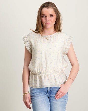 Sofie Schnoor SamilaSY Top Cremefärgad Toppar/Blusar Tjej - Kids Brand Store