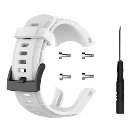 Suunto 5 klockarmband i silikon - Vit