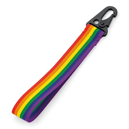 Bagbase Brandable Key Clip One Size Rainbow